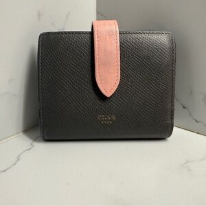 Celine Grey and Pink Women's Wallet